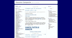 Desktop Screenshot of giacomocampanile.it